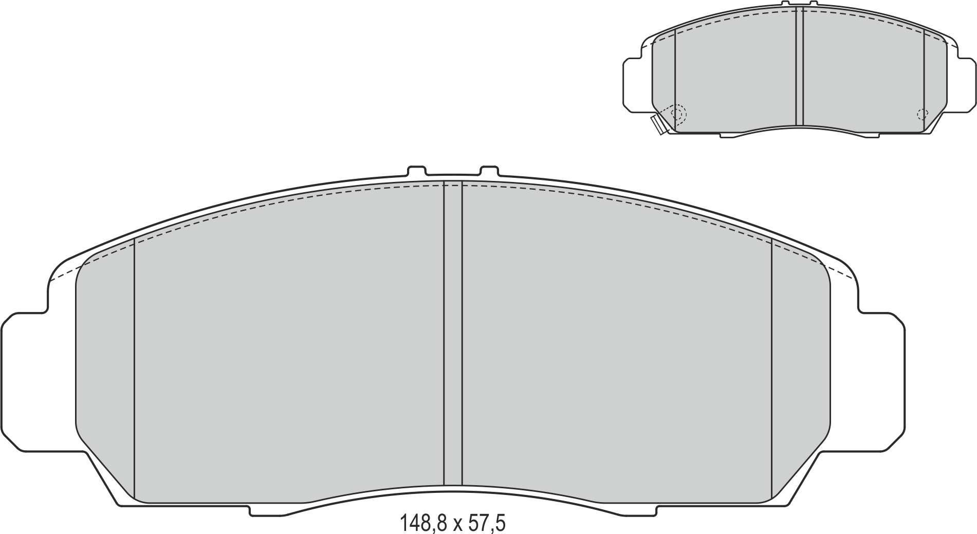 DISK BALATA ON 282mm DISK ICIN