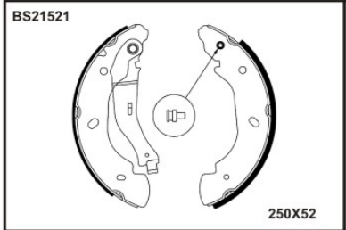 PABUCLU BALATA ARKA +1mm KALIN (203X38mm)