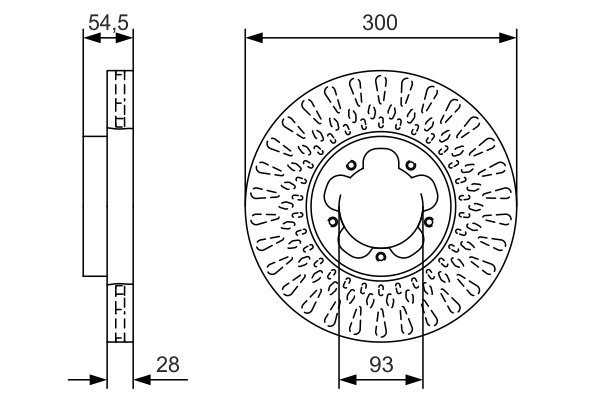 ON DISK AYNA (278mm) FOCUS C.MAX 04>VOLVO S40