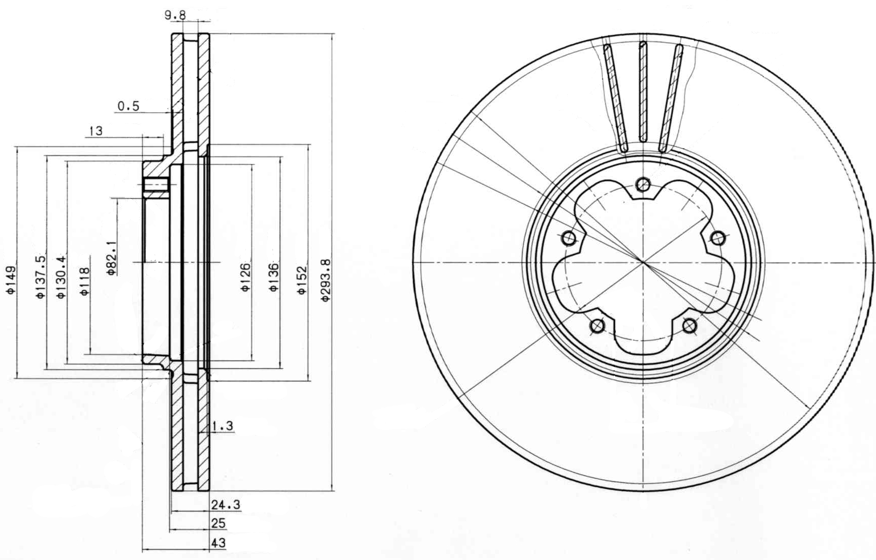 FREN DISK ON HAVALI (266mm) 