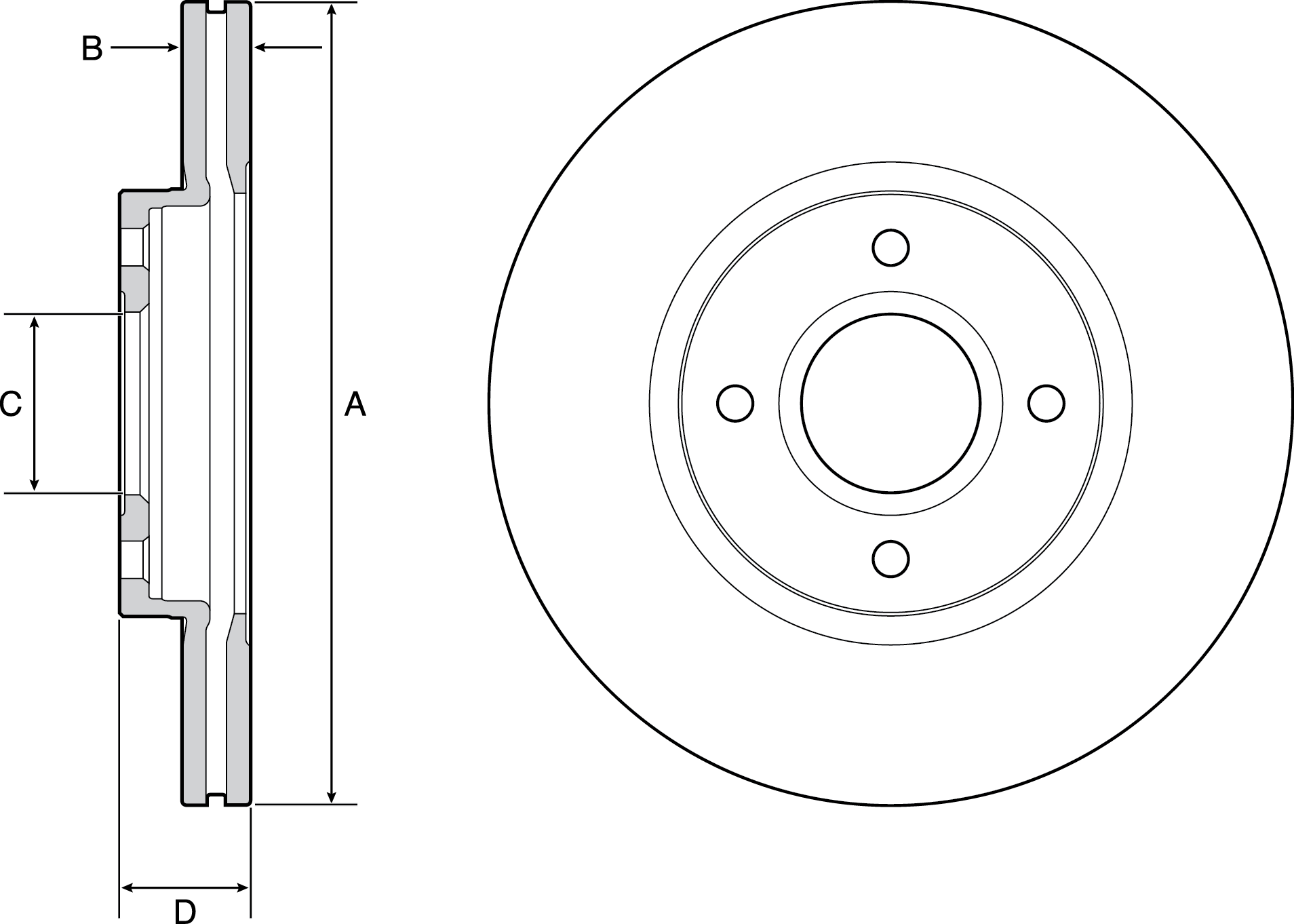 FREN DISK ON HAVALI (278mm)BOYALI