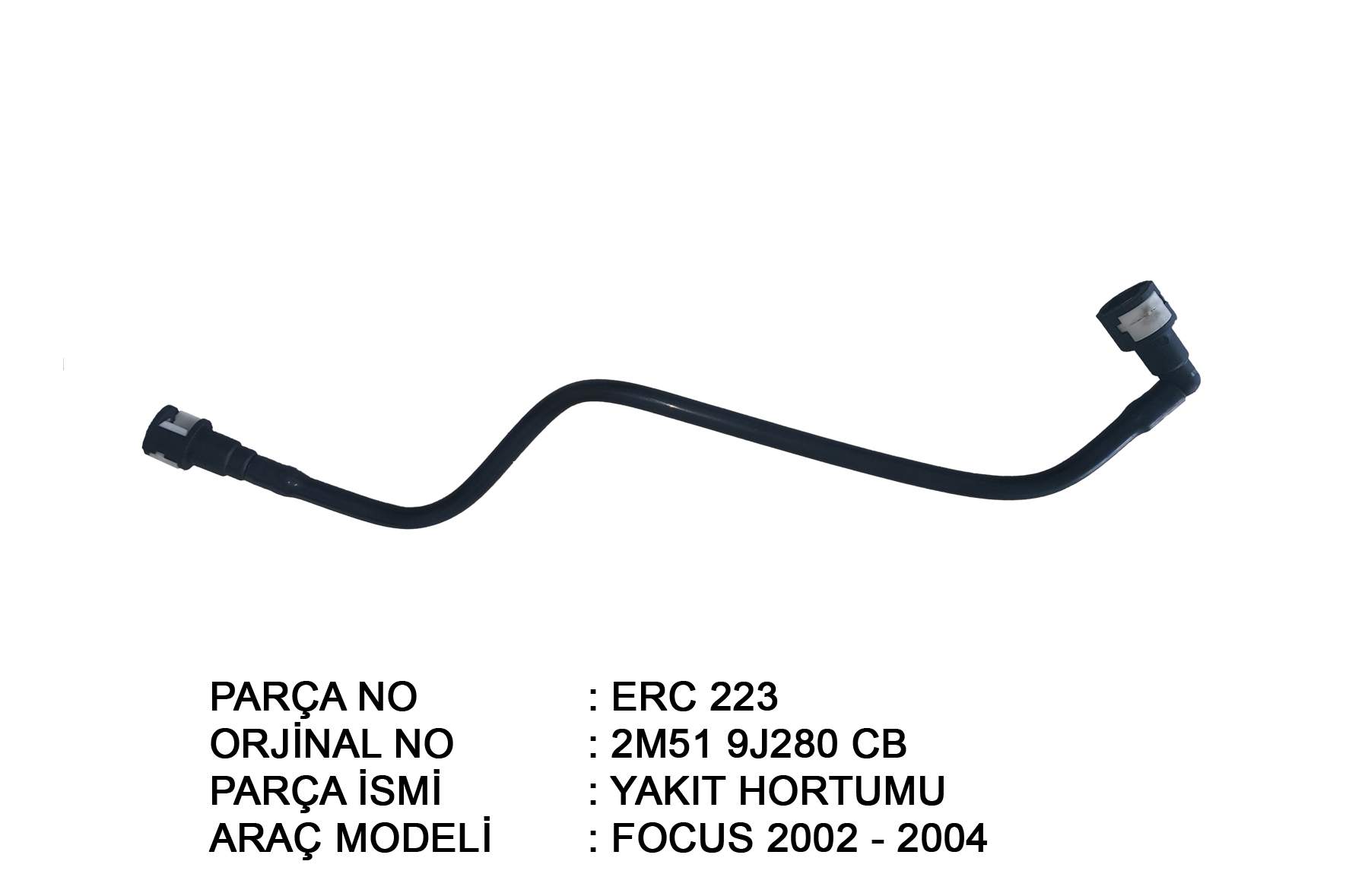 YAKIT BORUSU (MOTOR UST BEYAZ) FOCUS 1.6 98>