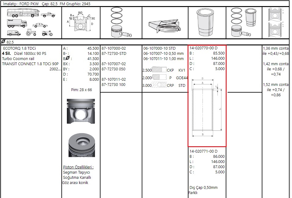 GOMLEK STD 89.91 TRANSIT V.184 V.347 2.4D 01>