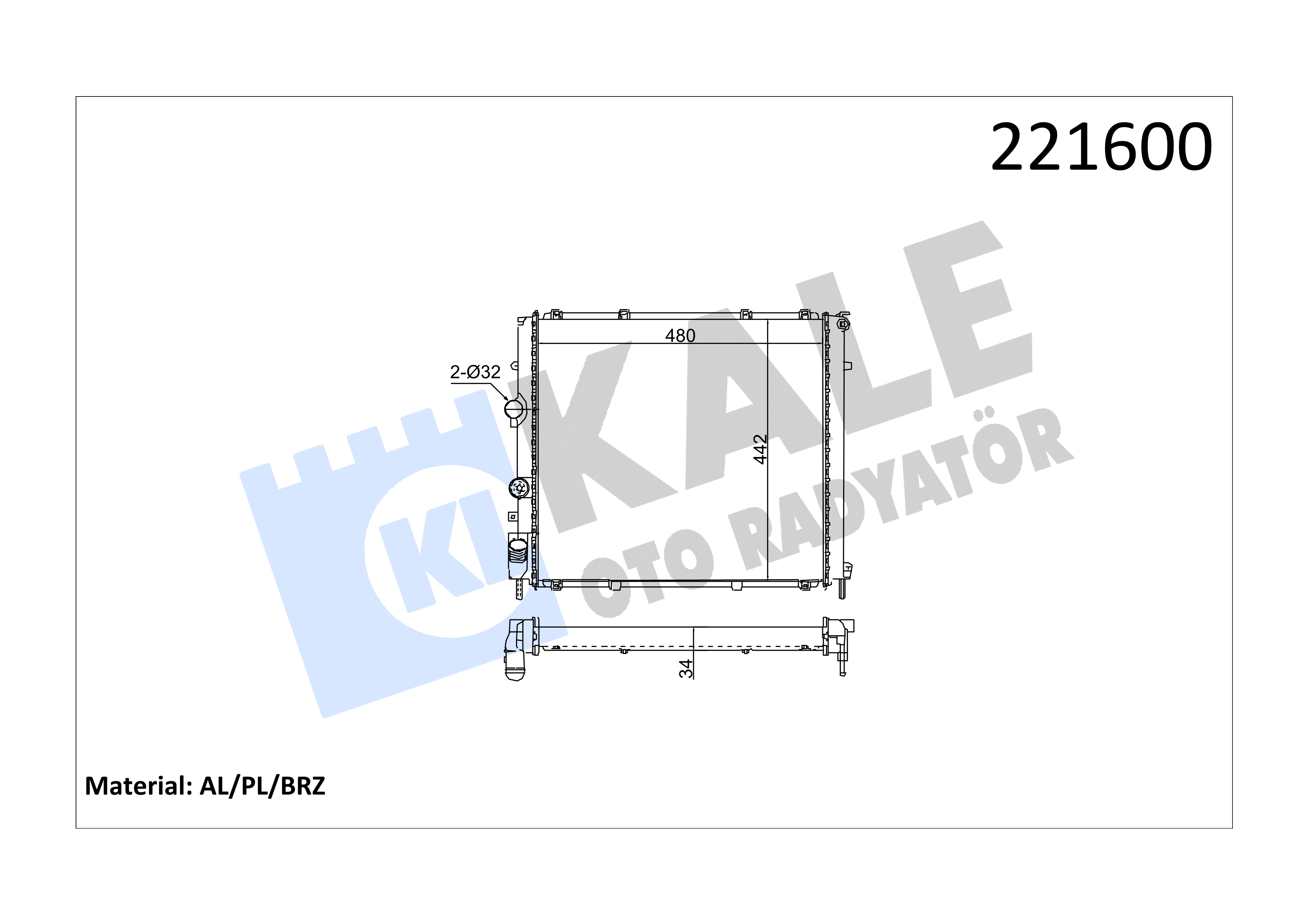 SU RADYATOR BOXER JUMPER DUCATO -AC 2,2HDI 06>