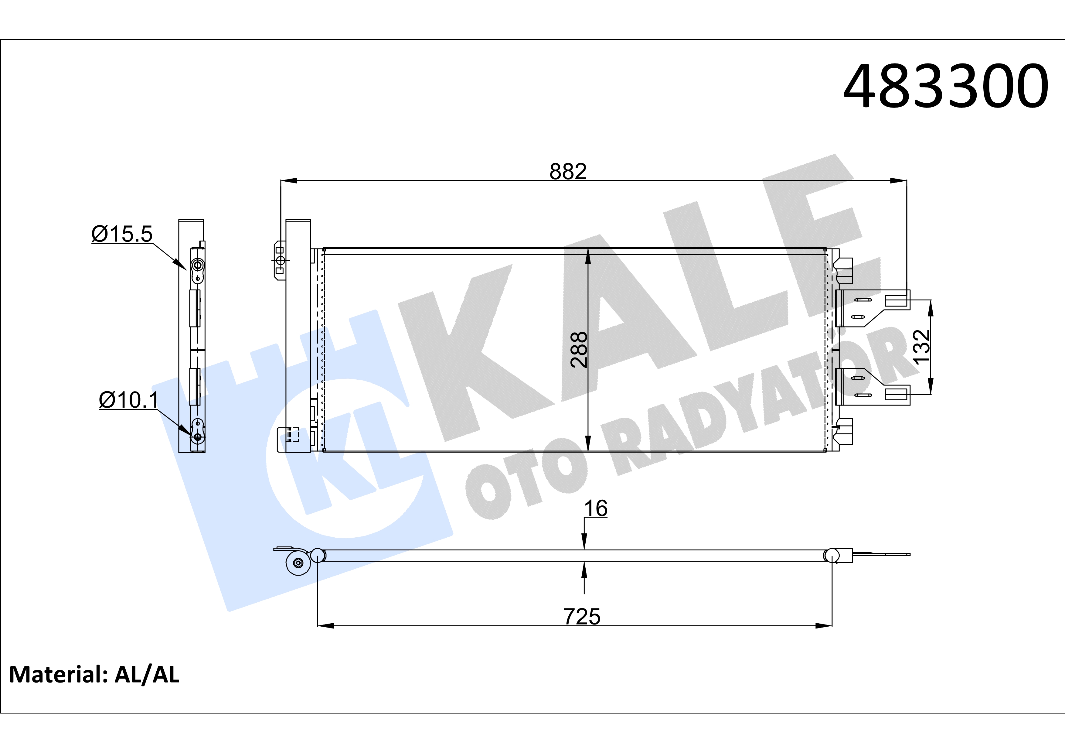 KLIMA RADYATOR BOXER JUMPER DUCATO 2.2 HDI 06>