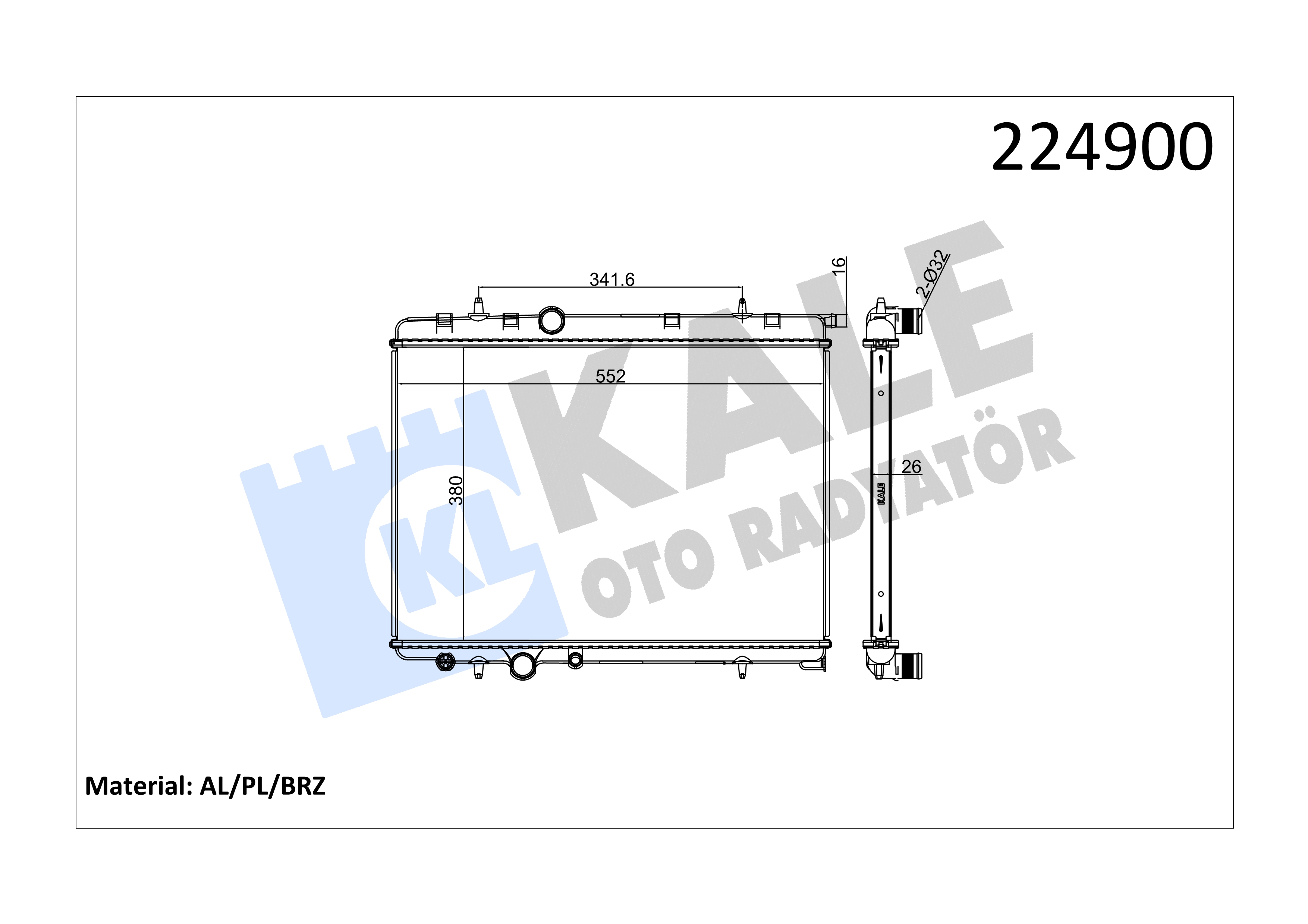 SU RADYATOR BOXER JUMPER DUCATO -AC 2,2HDI 06>