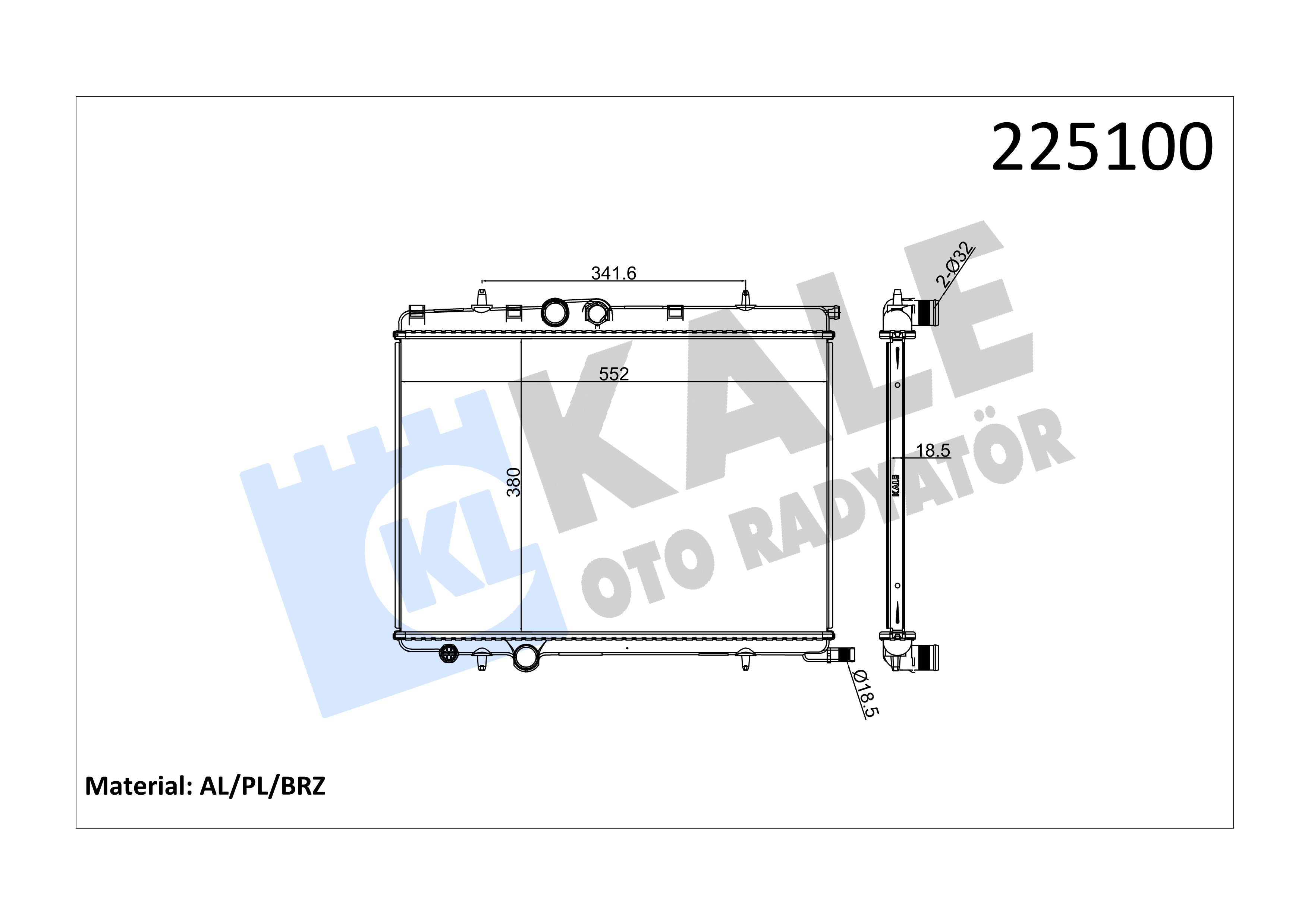 SU RADYATOR BOXER JUMPER DUCATO -AC 2,2HDI 06>