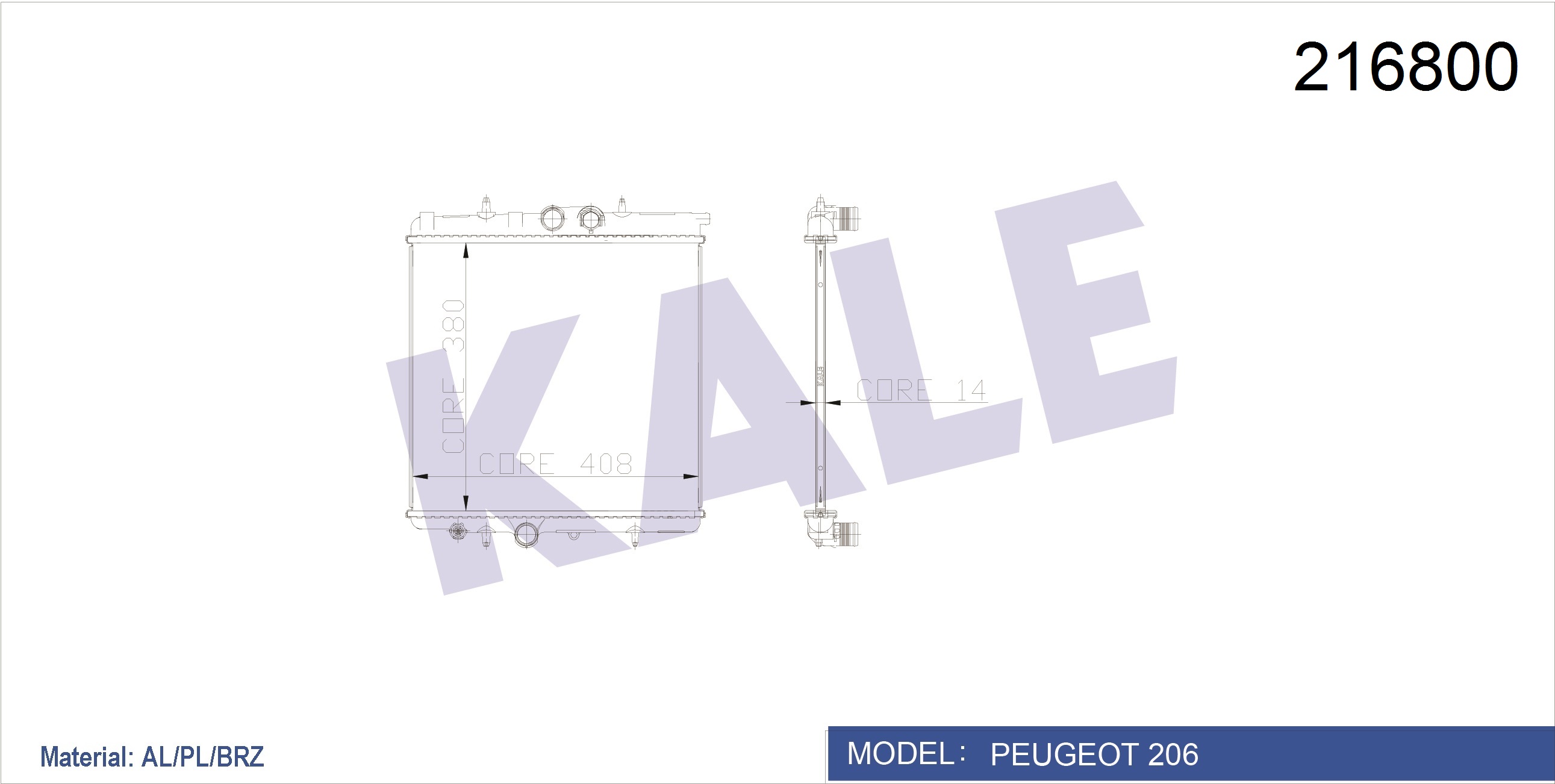 RADYATOR BREYZING BOXER-JMPR-DUCATO 2.2HDI 06>