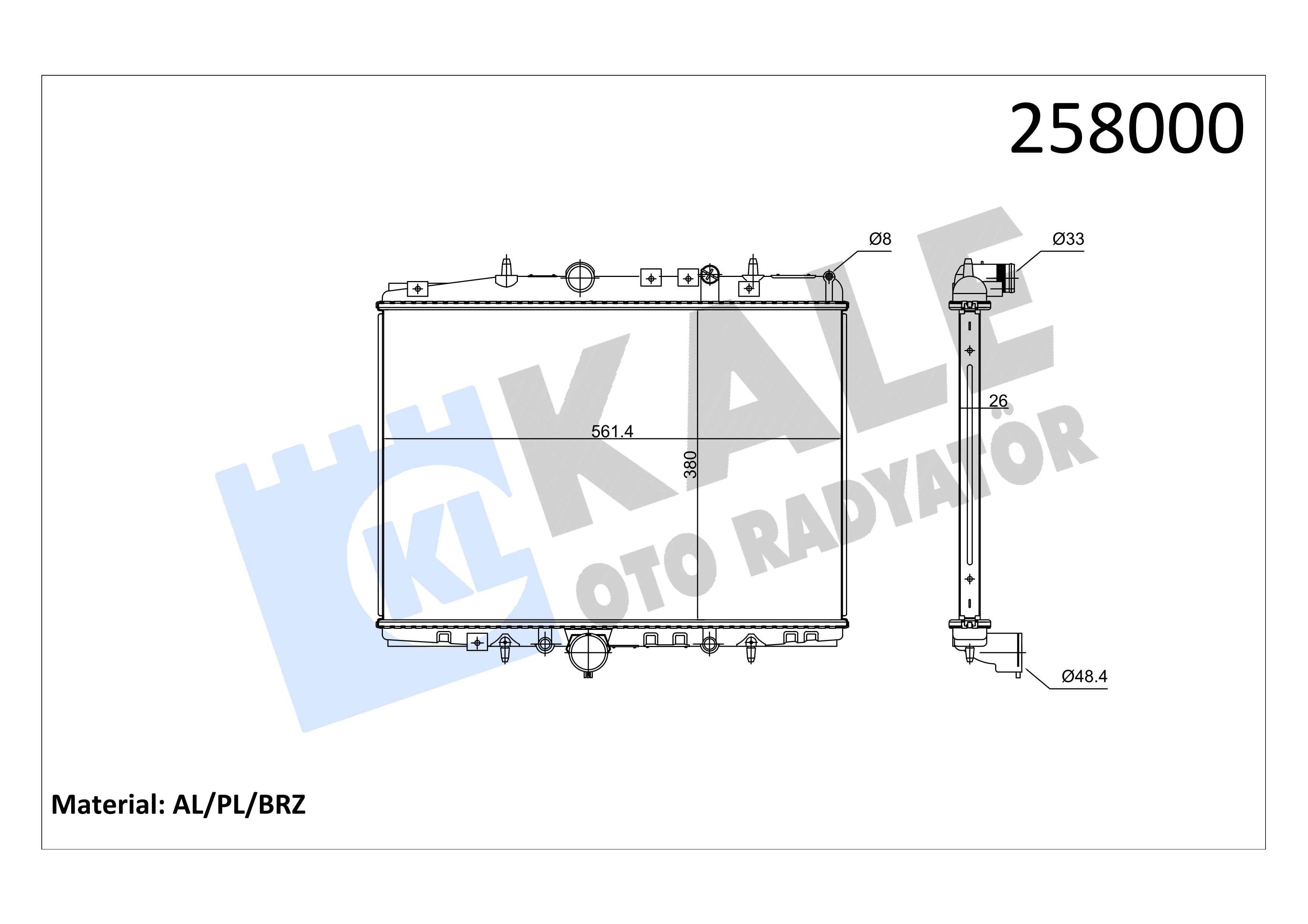 SU RADYATOR BOXER JUMPER DUCATO -AC 2,2HDI 06>