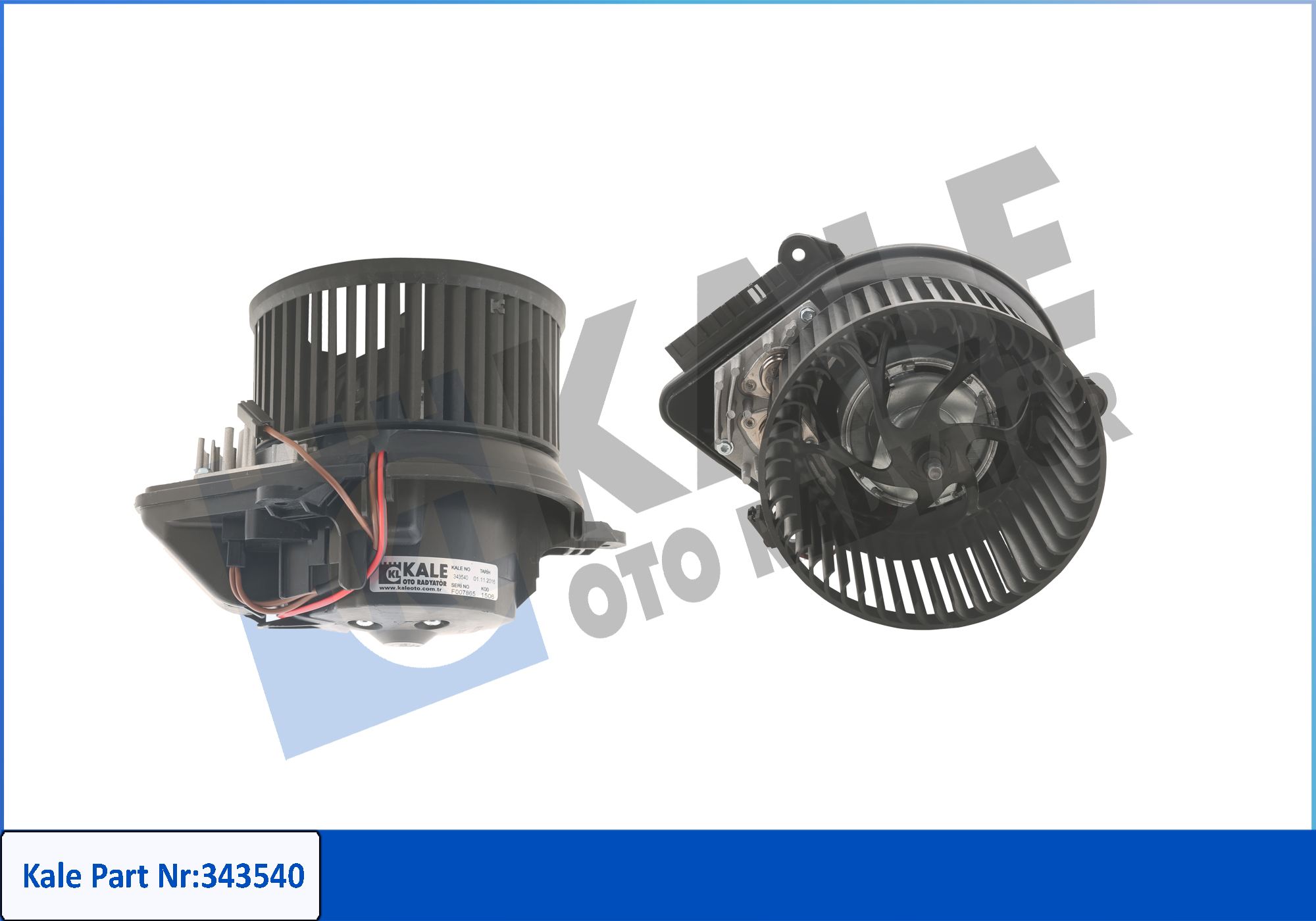 KALORIFER MOTOR 406 E.M 99 KLIMALI