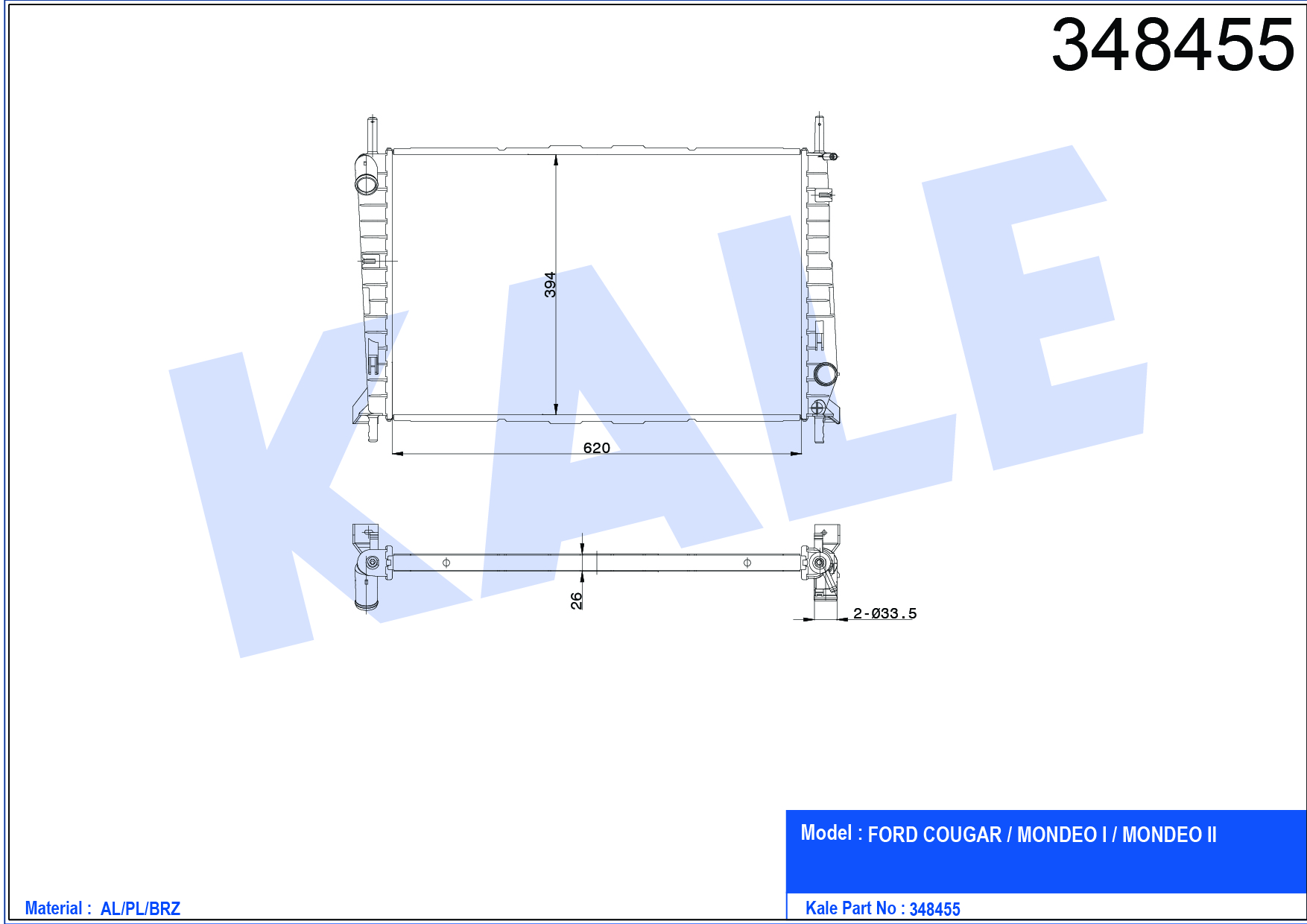 SU RADYATOR BOXER JUMPER DUCATO -AC 2,2HDI 06>