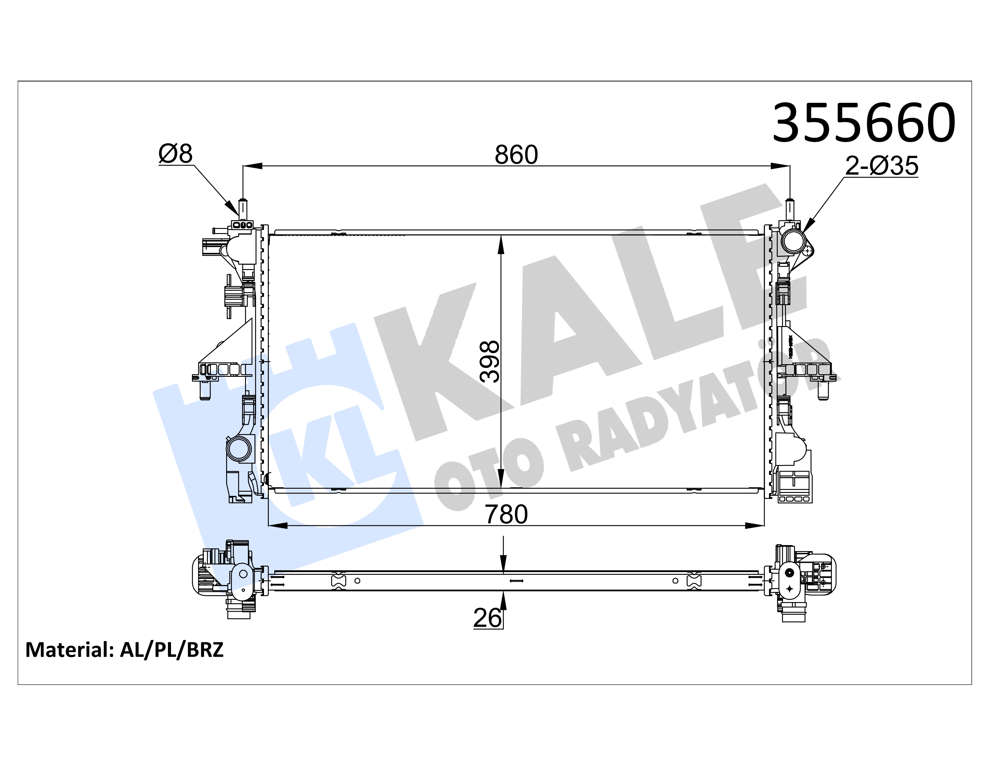 SU RADYATOR BOXER JUMPER DUCATO III 2,2-2,3  EURO5