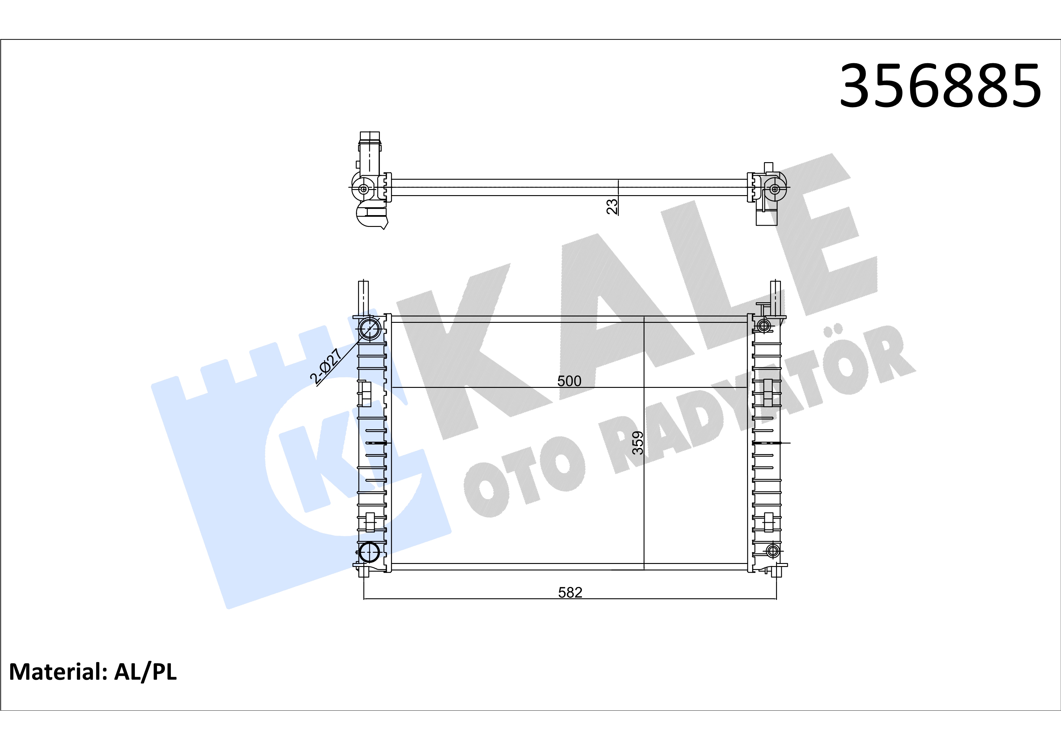 RADYATOR Mekanik FIESTA 1.4 TDCI 02>