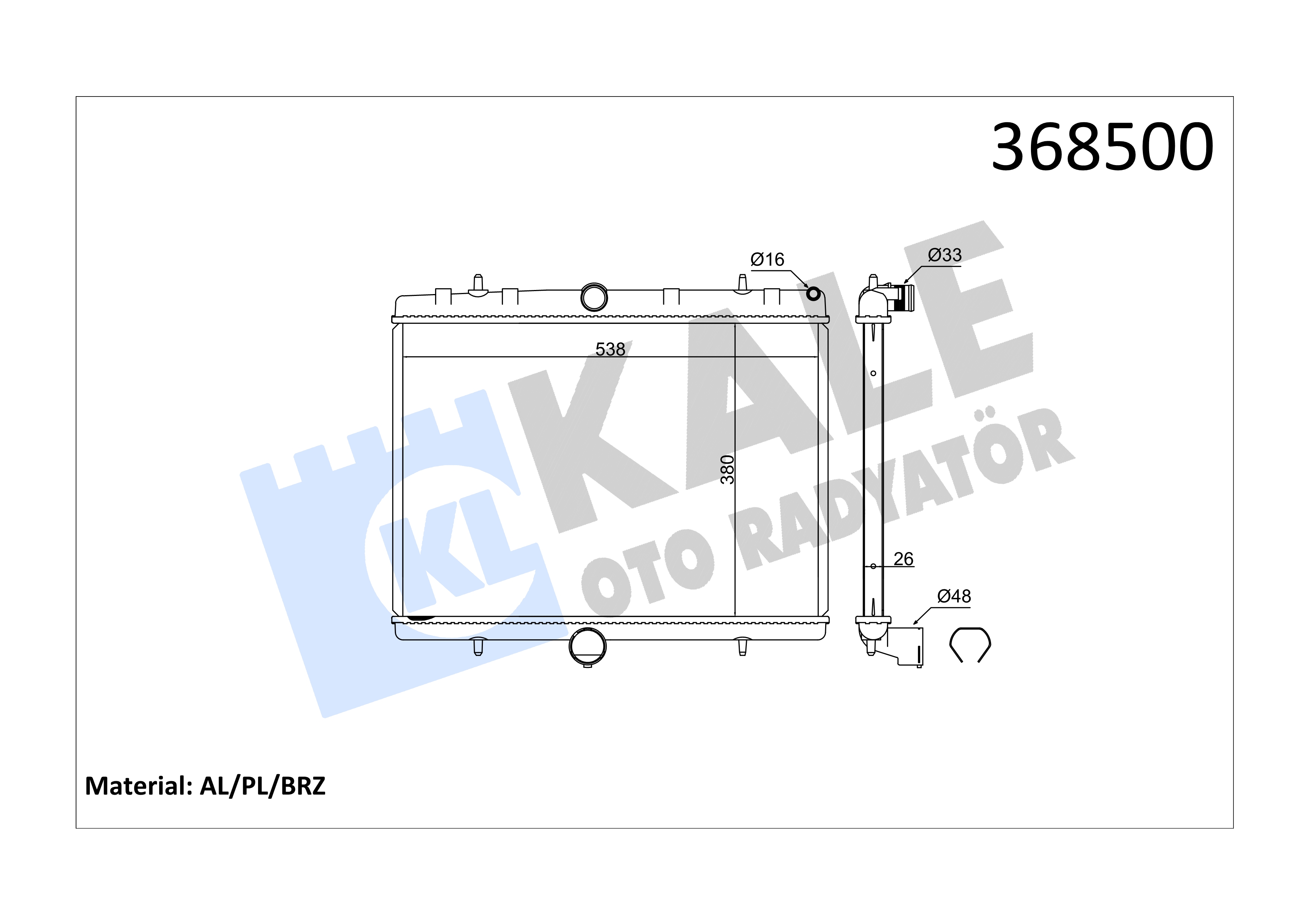 SU RADYATOR BOXER JUMPER DUCATO -AC 2,2HDI 06>