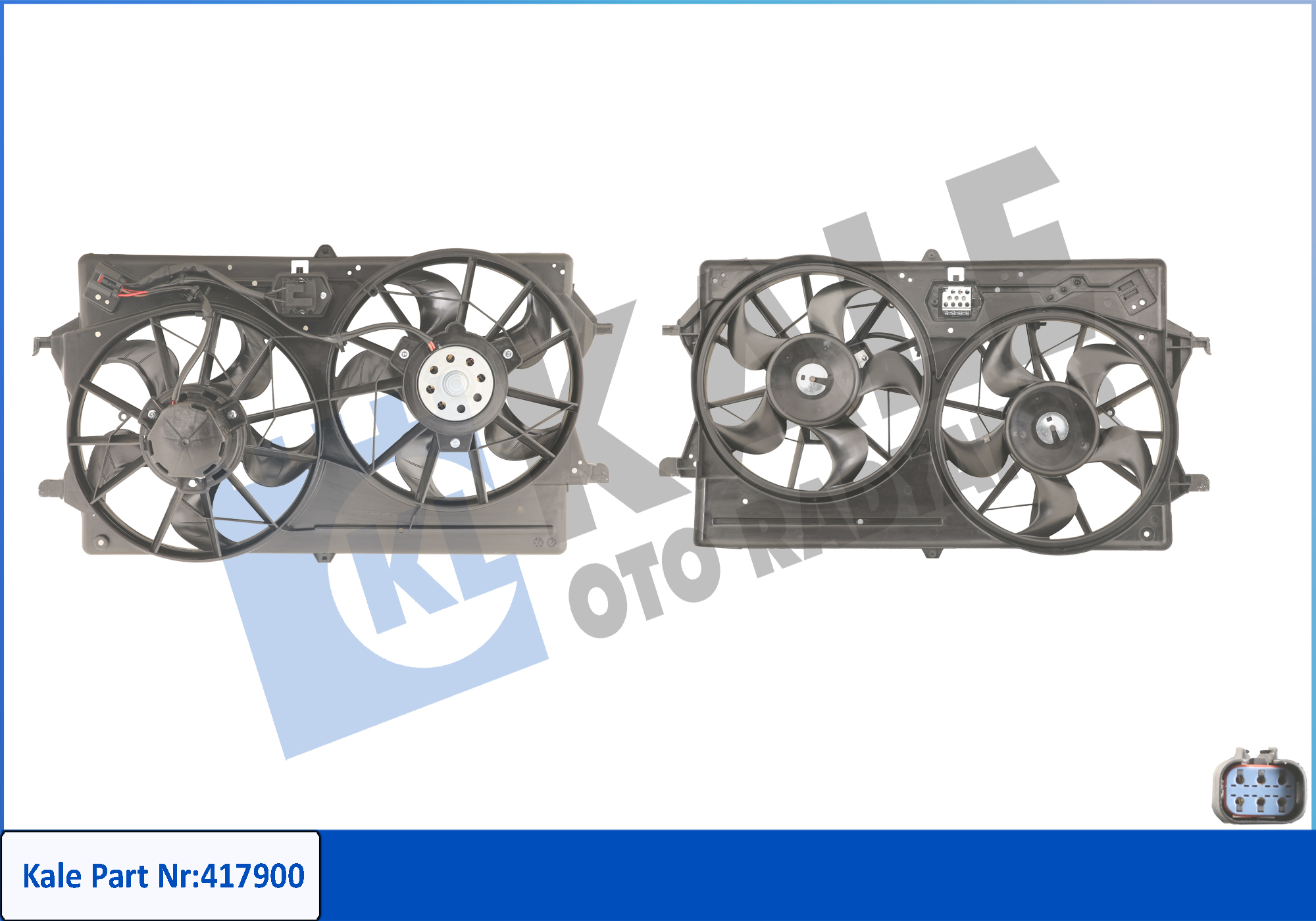 FAN MOTORU KOMPLE SET (SAĞ+SOL+DAVLUMBAZ)