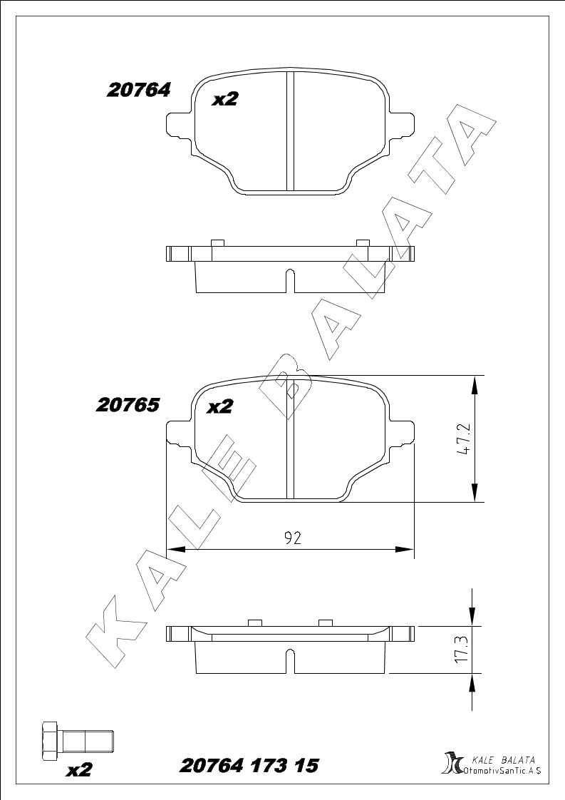 DISK BALATA ARKA 