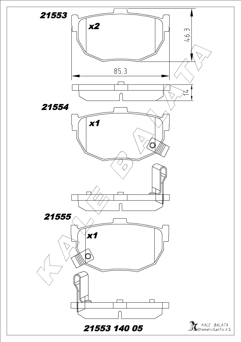 DISK BALATA ARKA