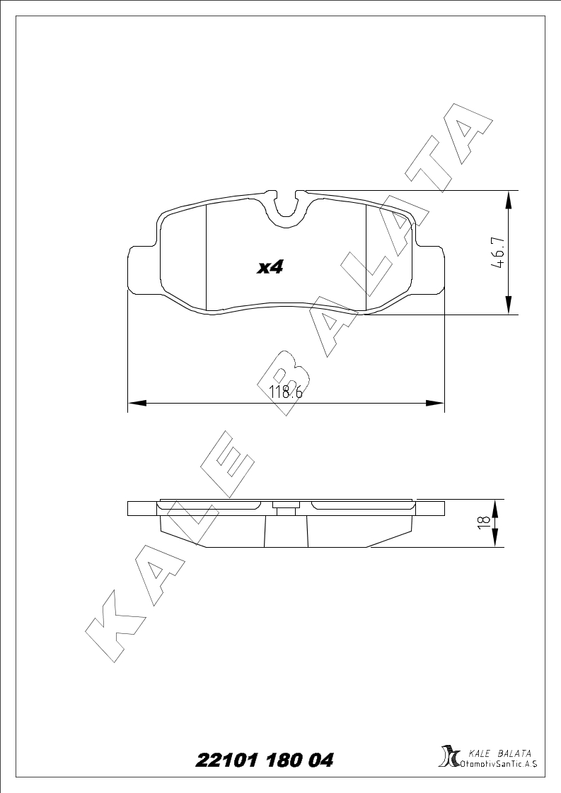 DISK BALATA ARKA 