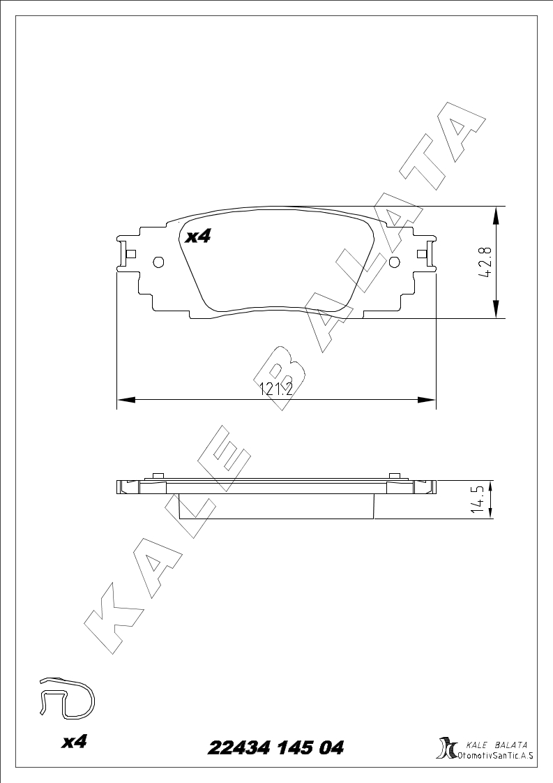 DISK BALATA ARKA