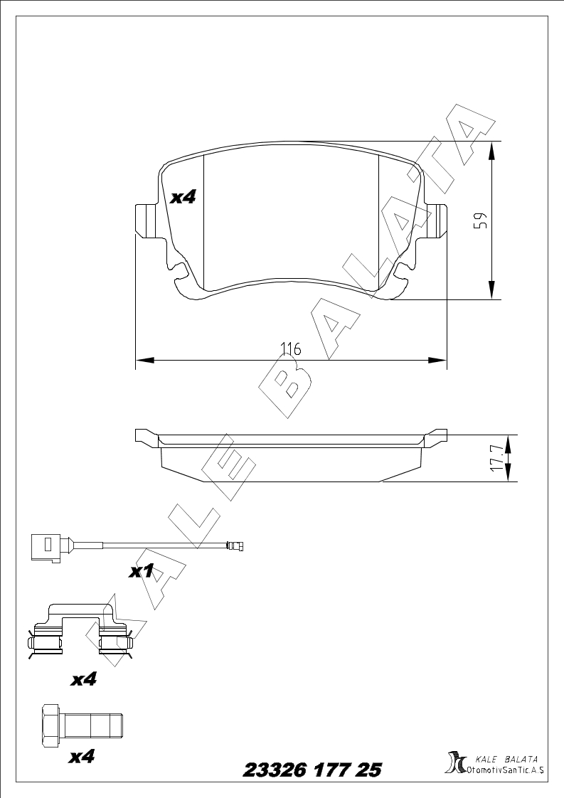 DISK BALATA ARKA