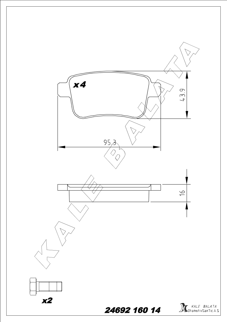 DISK BALATA ARKA