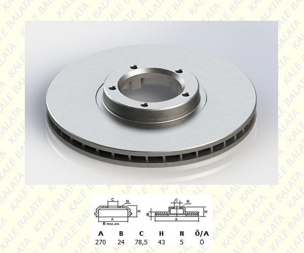 FREN DISK ON HAVALI (270mm)