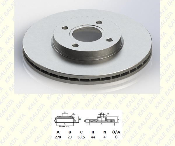 FREN DISK ON HAVALI (278mm)