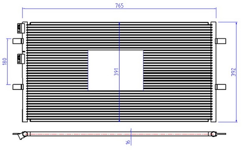 KLIMA RADYATORU TRANSIT V.347 2.4TDCI 06>