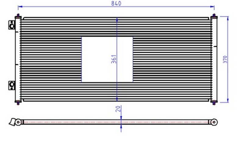 KLIMA RADYATORU C5 - P.307 DW10 2.0HDI