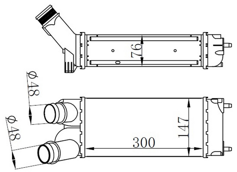 TURBO RADYATOR C4-BERLINGO-P.308-3008-PARTNERTEPE