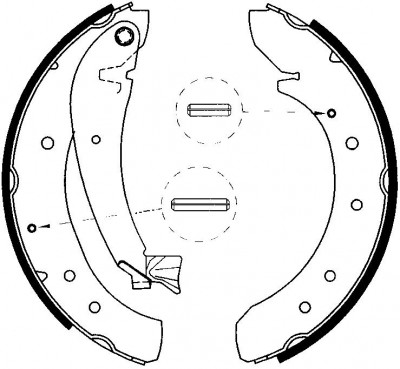 PABUCLU BALATA ARKA (254X57mm)