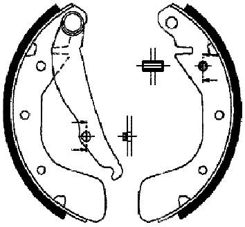 PABUCLU BALATA ARKA (200X46mm)