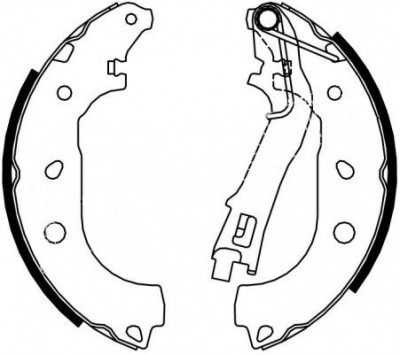 PABUCLU BALATA ARKA +1mm KALIN (203X38mm)