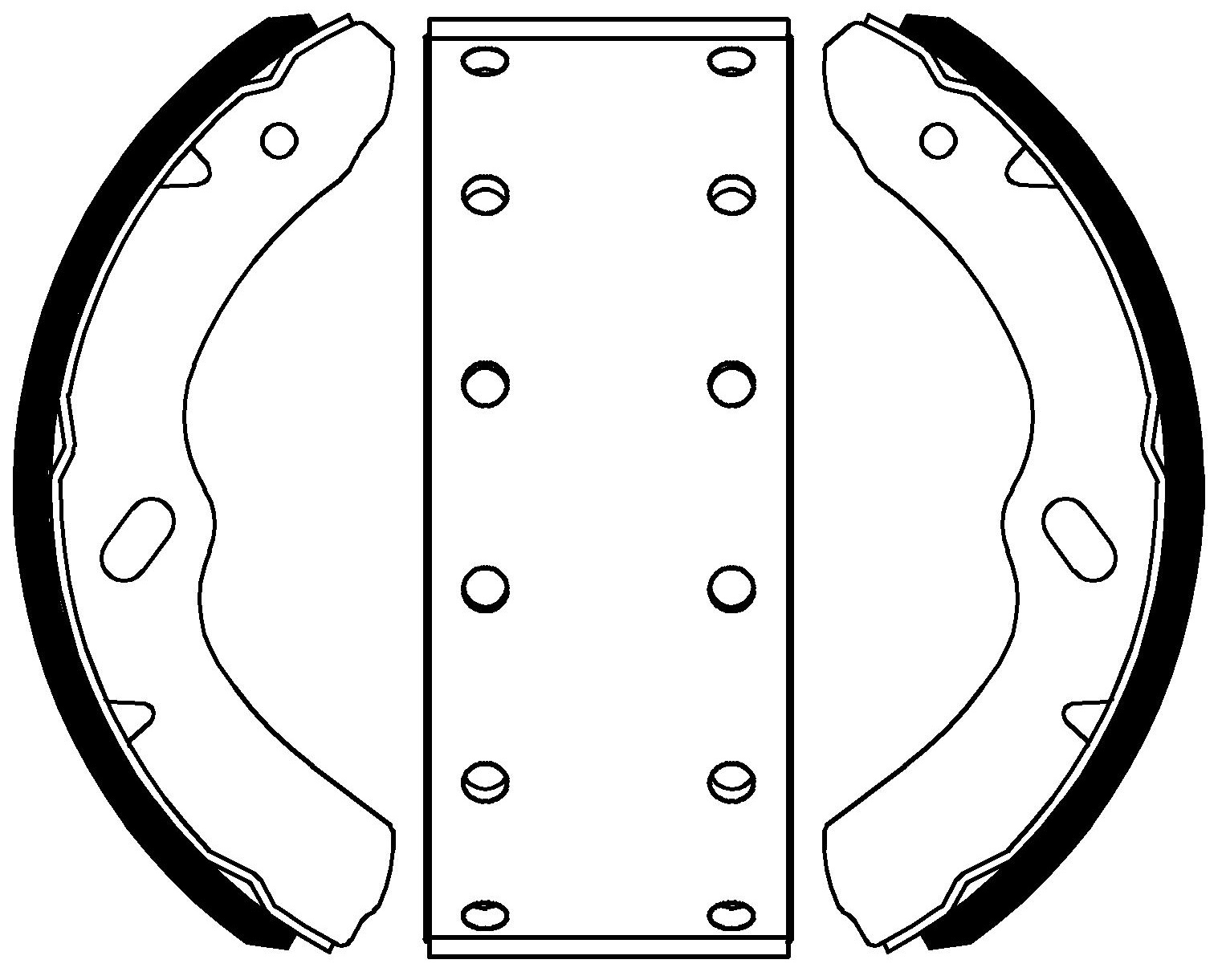 PABUCLU BALATA ON-ARKA (320X100mm)