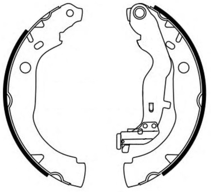 PABUCLU BALATA ARKA (228,6X42mm) 