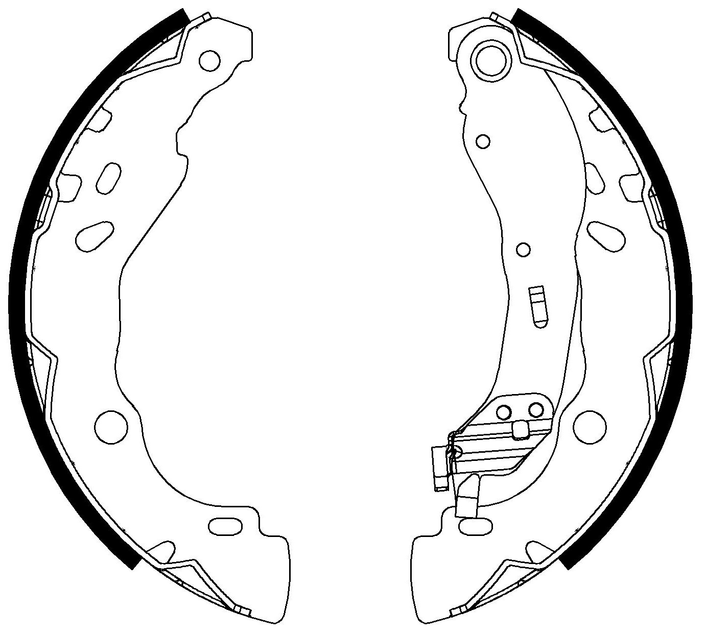 PABUCLU BALATA ARKA (203,2X39mm)