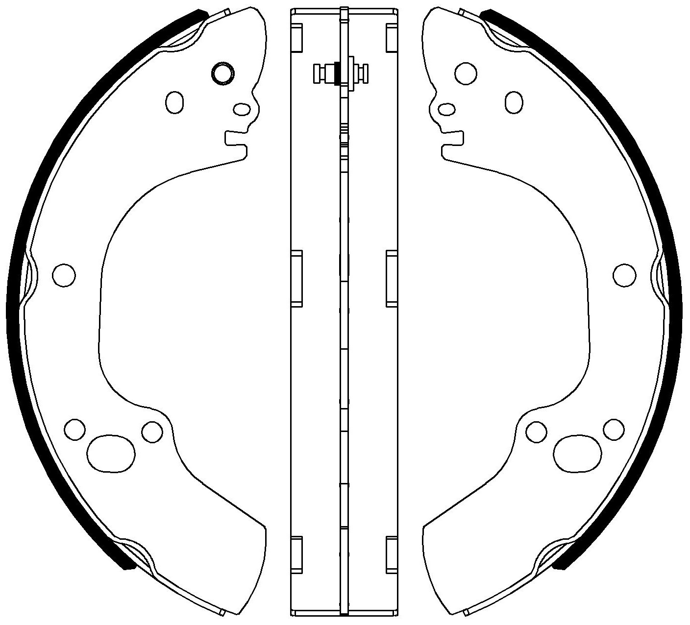 PABUCLU BALATA ARKA (294,8X46,5mm)