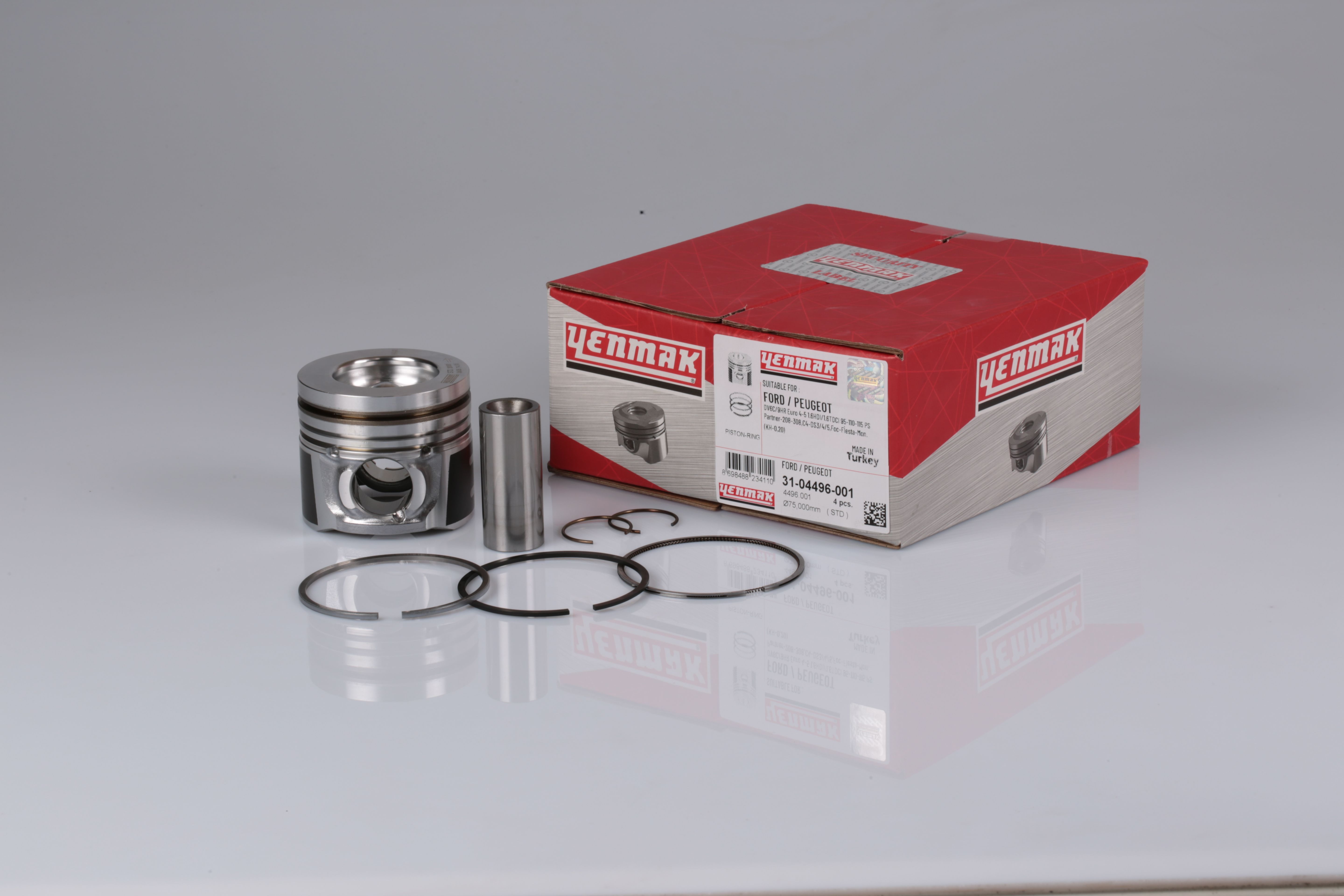 PISTON SEGMAN 75.00 mm FOCUS1.6TDCI EURO5 115PS12>