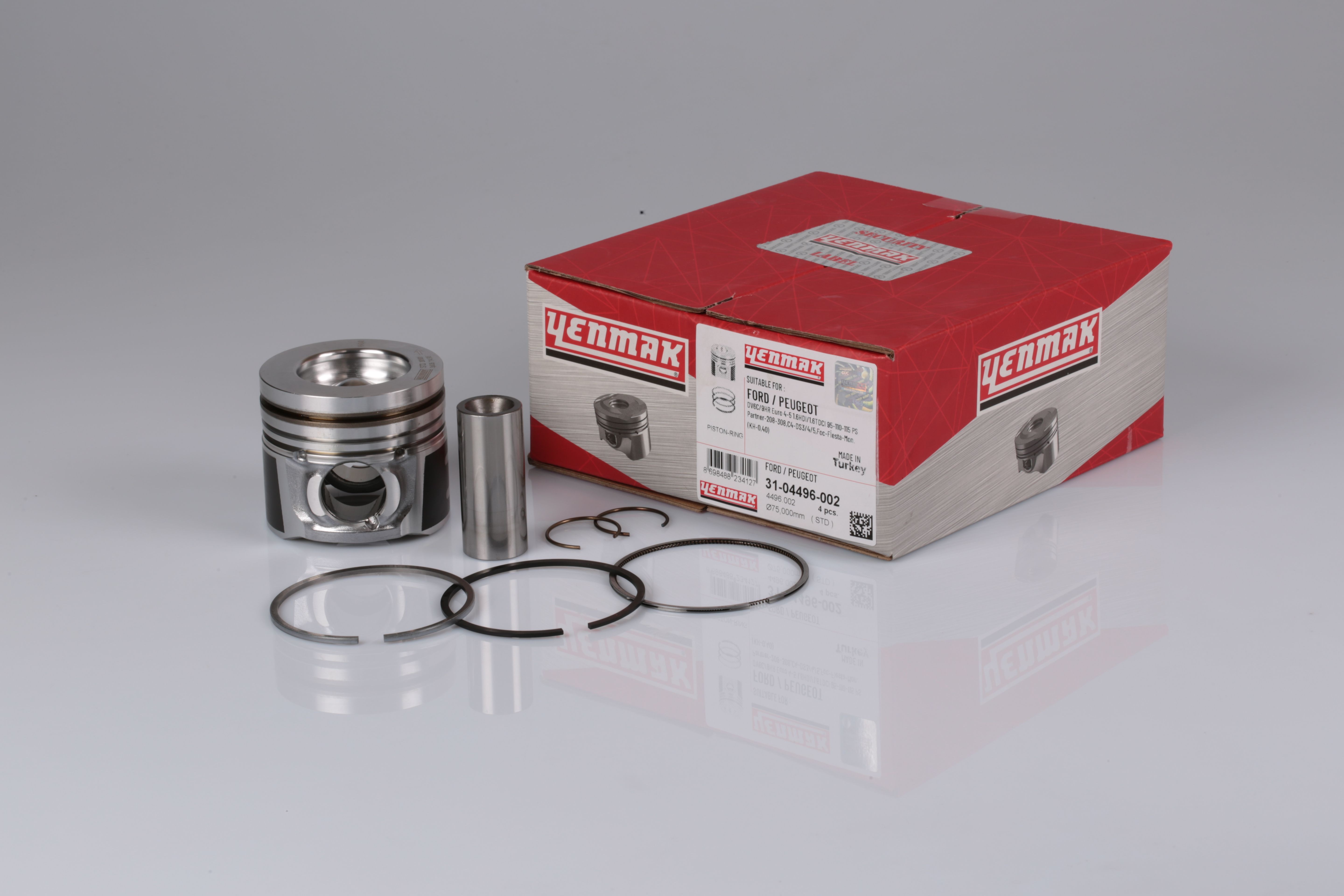 PISTON SEGMAN 75.00 mm FOCUS1.6TDCI EURO5 115PS12>